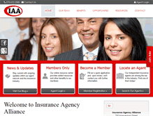 Tablet Screenshot of insuranceagencyalliance.com